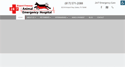 Desktop Screenshot of dfwanimalemergency.com